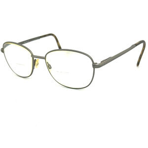 Fratelli Lozza Ivy Silver Brown Eyeglasses Frames Round Full rim H14284